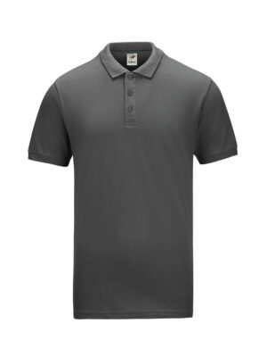 L01-19 Grey - Honeycomb - Classic Polo 210gsm