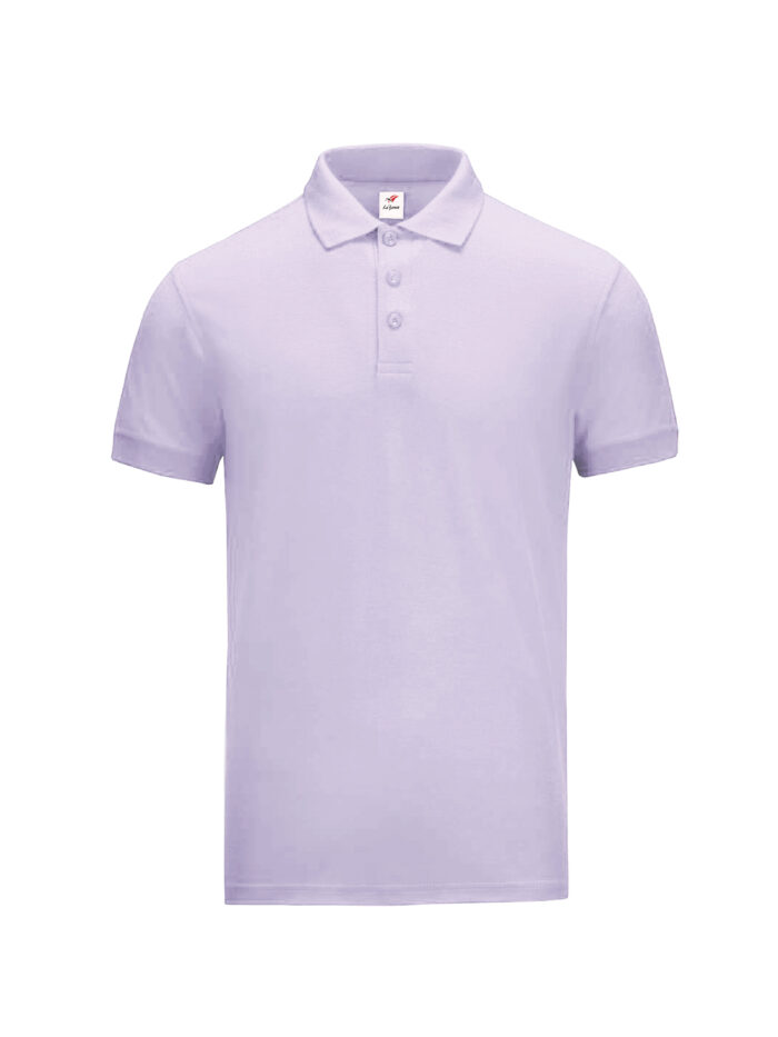 L01-56 Mint Violet - Honeycomb - Classic Polo 210gsm