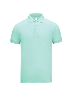 L01-57 Aqua - Honeycomb - Classic Polo 210gsm