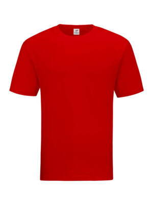RC01-03 Red - Tubular Round Neck - Classic Cotton 160gsm