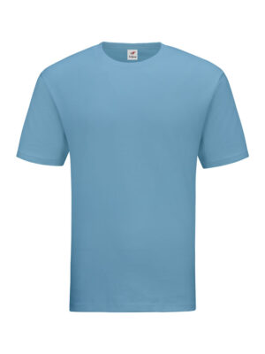 RC01-14 Light Blue - Tubular Round Neck - Classic Cotton 160gsm