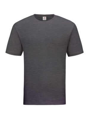 RC01-34 Dark Melange – Tubular Round Neck – Classic Cotton 160gsm