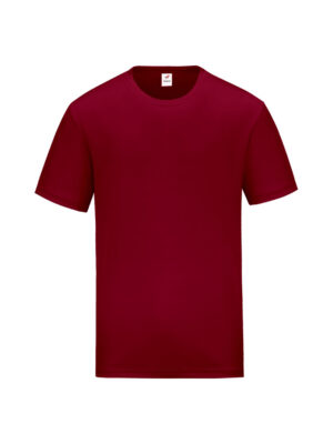 RM01-04 Maroon - Microfiber Round Neck - Dry Fit 160gsm