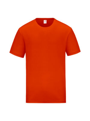RM01-06 Orange - Microfiber Round Neck - Dry Fit 160gsm