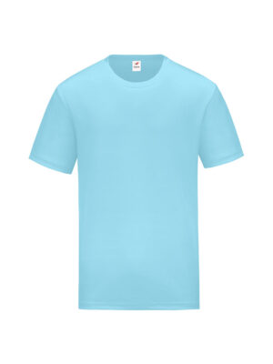RM01-14 Light Blue - Microfiber Round Neck - Dry Fit 160gsm