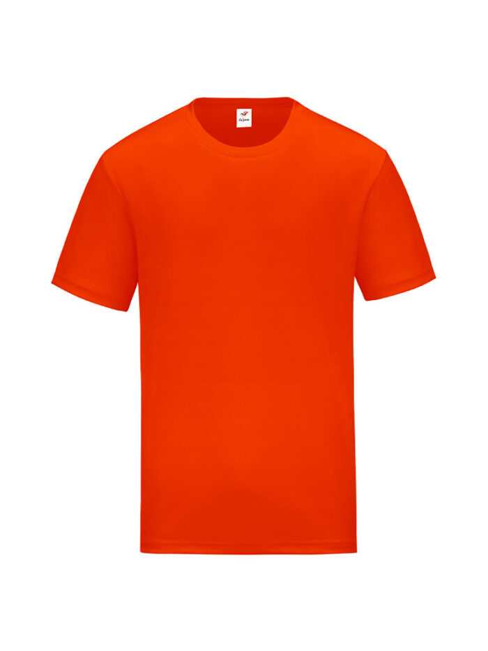 RM01-32 Neon Orange - Microfiber Round Neck - Dry Fit 160gsm