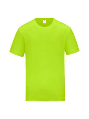 RM01-33 Neon Yellow - Microfiber Round Neck - Dry Fit 160gsm