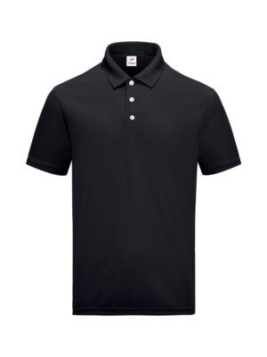 M2000-01 Black - Microfiber Polo - Dry Fit 160gsm